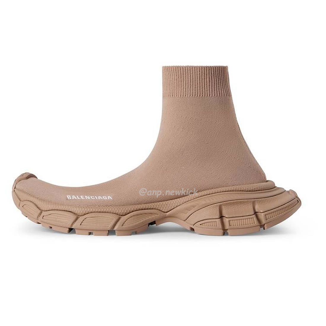 Balenciaga 3xl Sock Recycled Knit Sneakers Black White Fluo Yellow Beige (15) - newkick.vip